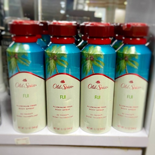 Old Spice Spray corporal Fiji sin aluminio para hombres