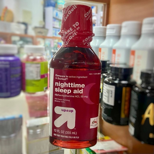 Diphenhydramine HCl Nighttime Sleep Aid Liquid