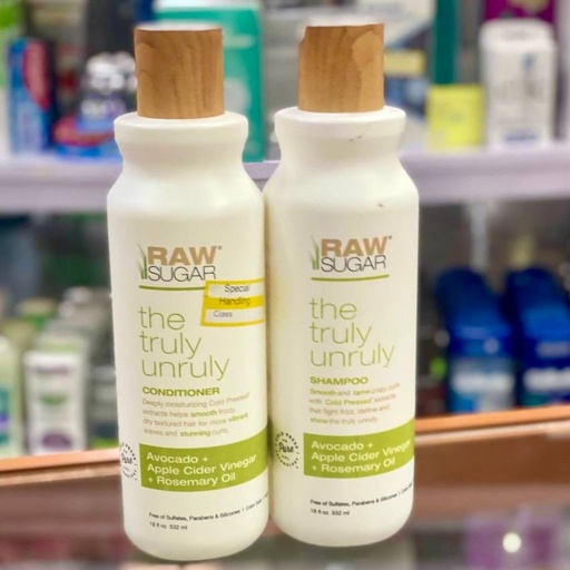 Shampoo y Acondicionador Raw Sugar