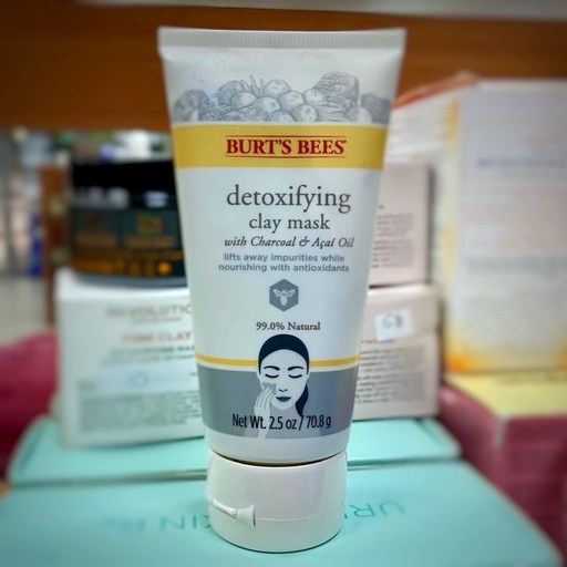 Burt's Bees Máscara de arcilla desintoxicante para unisex