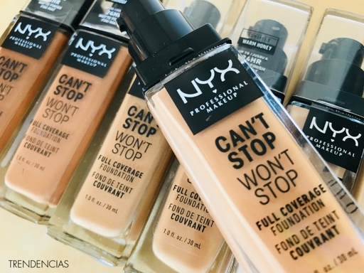 Nyx Professional Makeup Can't Stop Won't - Base de cobertura total