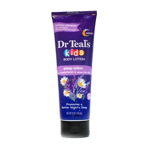 Teal's Kids Loción corporal Melatonina y aceites esenciales para dormir nocturno