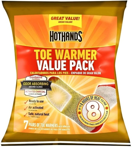 Hothands calentadores para dedos del pie