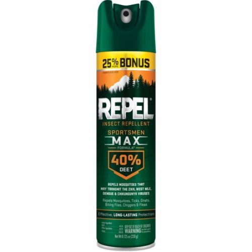 REPEL INSECT REPELLENT SPORTSMEN MAX FORMULA 40% DEET, 8.125-OZ (REPELENTE DE INSECTOS, 230G)