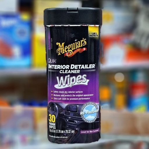 Meguiars G13600 toallitas para interior del auto
